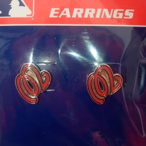 Washington National Baseball Ladies Stud earrings